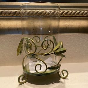 Longaberger Earth Sky Candle Holder NWOT